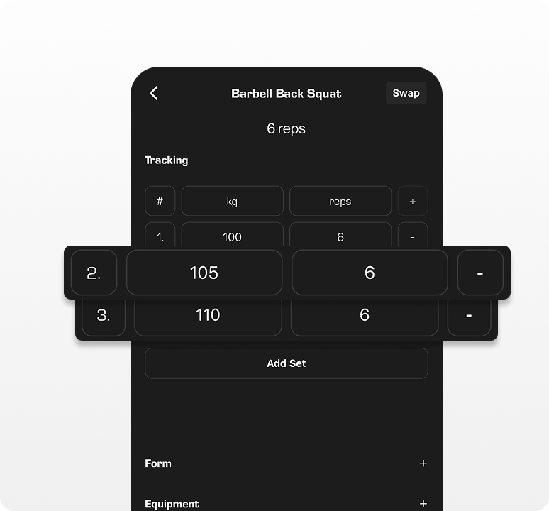 Track all your lifts and PB's